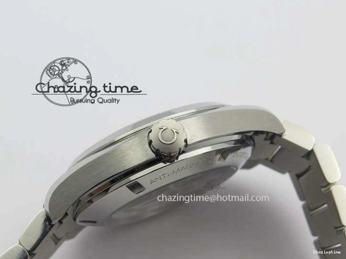 0505 Aqua Terra “James Bond” SS V6F 1:1 Best Edition Blue Textured Dial On SS Bracelet A GoodFit 8202